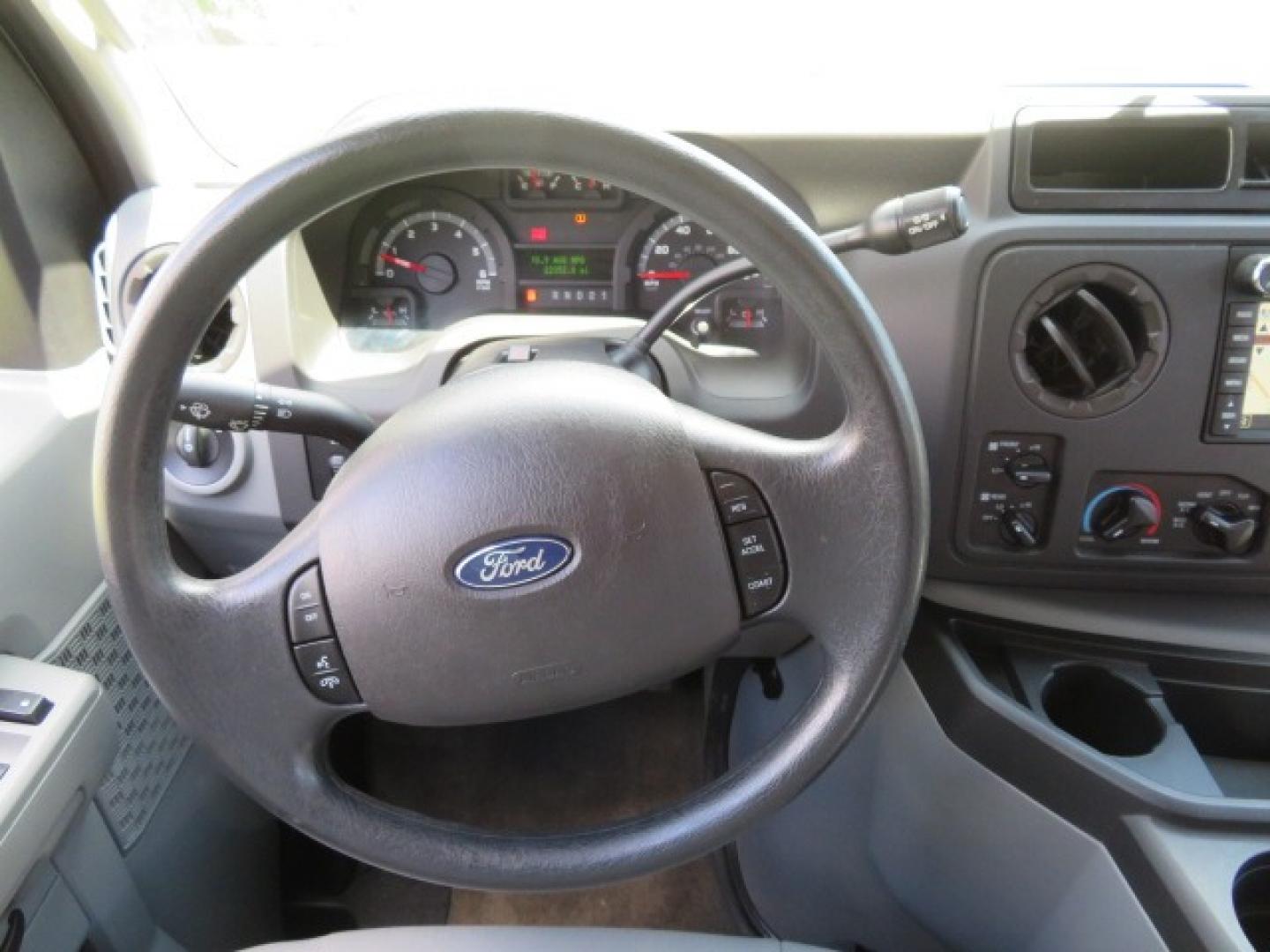 2013 Dark Blue /Gray Ford E-Series Wagon XLT (1FMNE1BW4DD) with an 4.6L V8 engine, Automatic transmission, located at 4301 Oak Circle #19, Boca Raton, FL, 33431, (954) 561-2499, 26.388861, -80.084038 - You are looking at a Gorgeous 2013 Ford E150 XLT Handicap Wheelchair Conversion Van with 22K Original Miles, Tie Down System, Power Electric VMI Side Entry Wheelchair Lift, Back Up Camera, Factory Navigation and Much Much More. This van is Awesome. This is a Nice Rust Free Van with a Clean Carfax, C - Photo#59